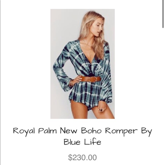 Tie Dye Romper by Blue Life - Picture 2 of 7